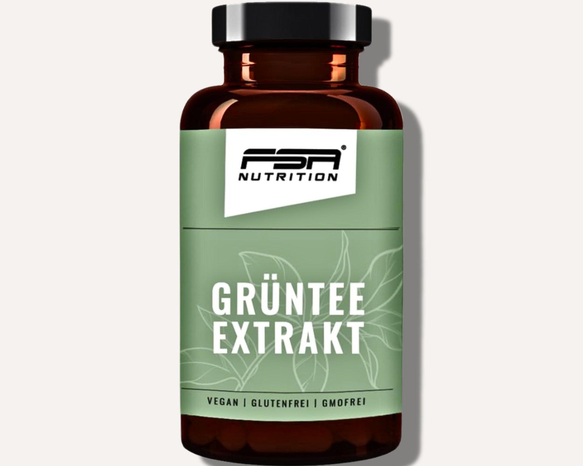 FSA NUTRITION Grüntee Extrakt - 180 Kapseln - Nur 3 Kapseln am Tag geben dir einen Koffein Kick von 160mg. 999mg Polyphenole und 300mg ECGC (Epigallocatechine) pro Tagesdosis.