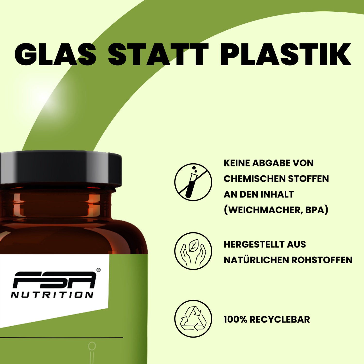 L-Lysin im Glas - 60 Kapseln