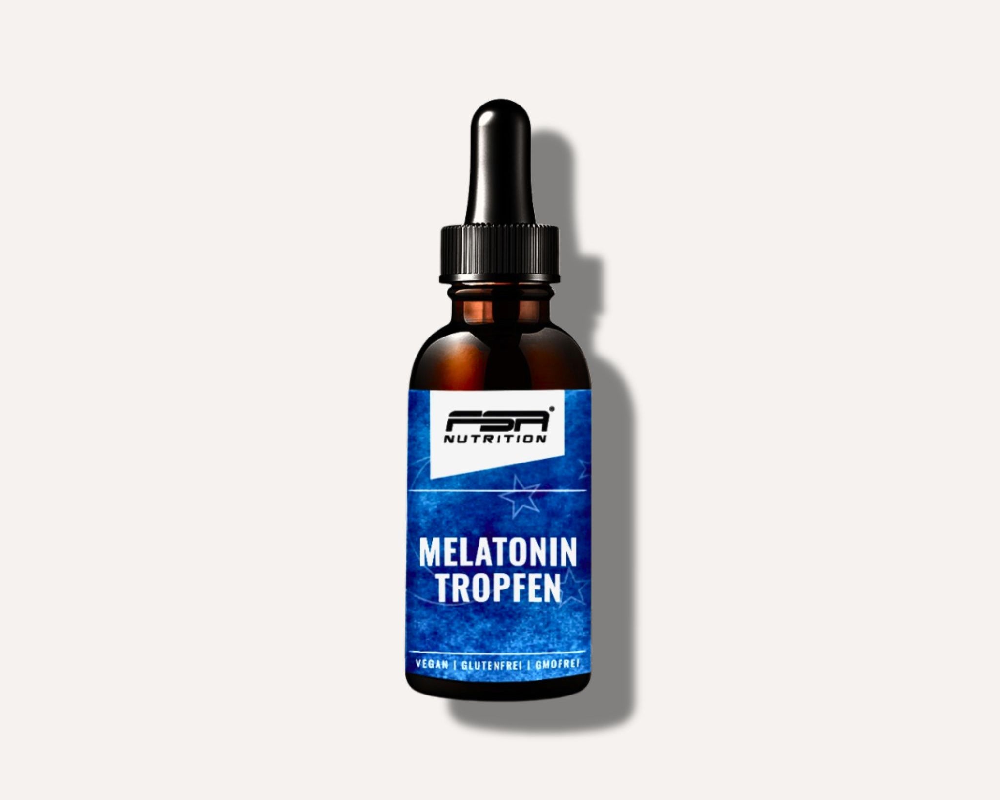 FSA NUTRITION Melatonin Tropfen - 50ml - 0,5 mg bioaktives Melatonin pro Tagesdosis. Schnelle Bioverfügbarkeit. Auf Wasserbasis ohne lästigen Öl-Film im Mund.