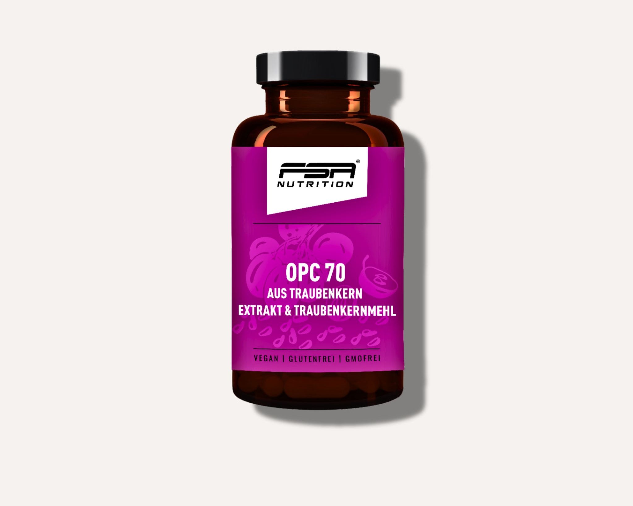 FSA NUTRITION OPC 70 aus Traubenkern Extrakt & Traubenkernmehl - 60 Kapseln