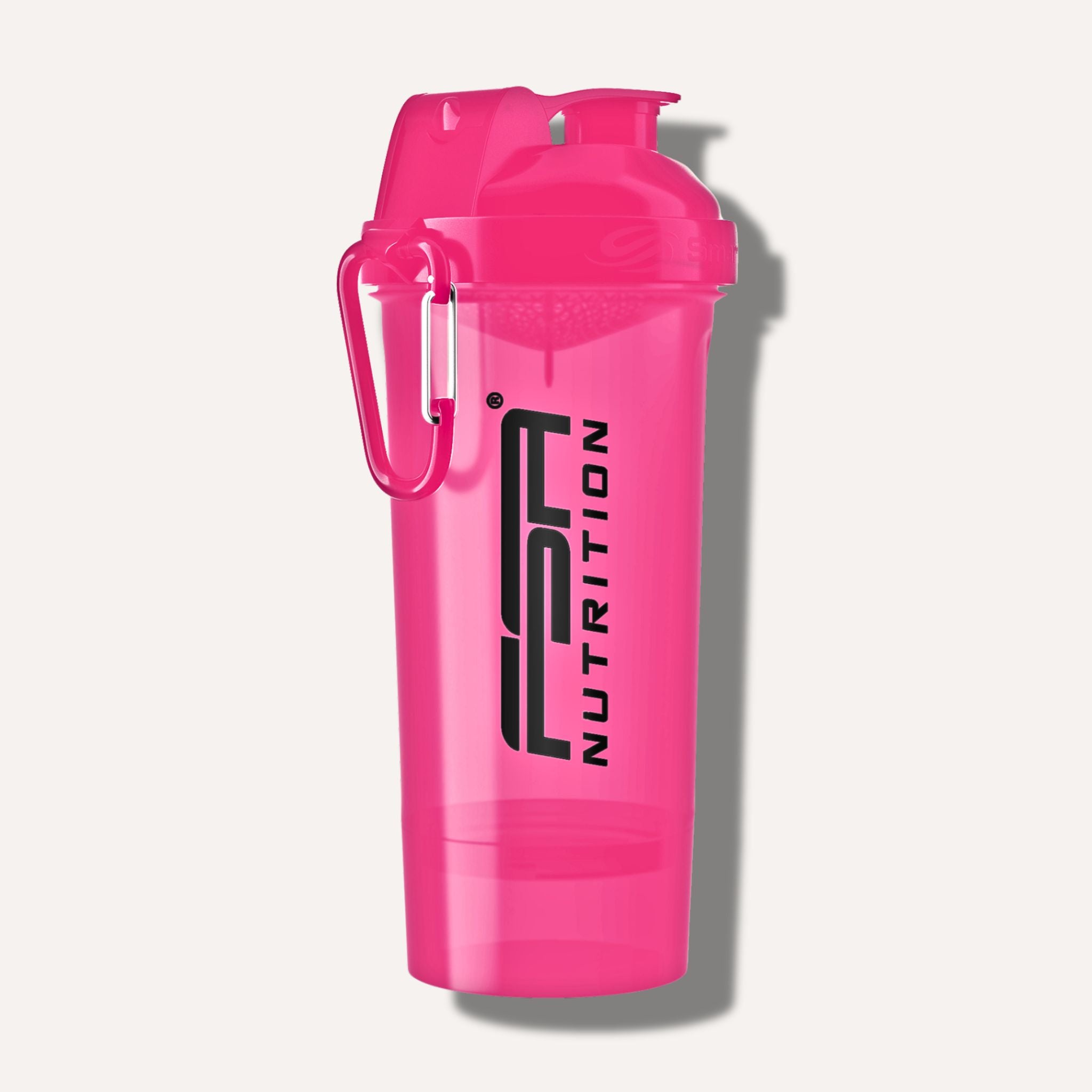 Protein Shaker mit Pulverfach