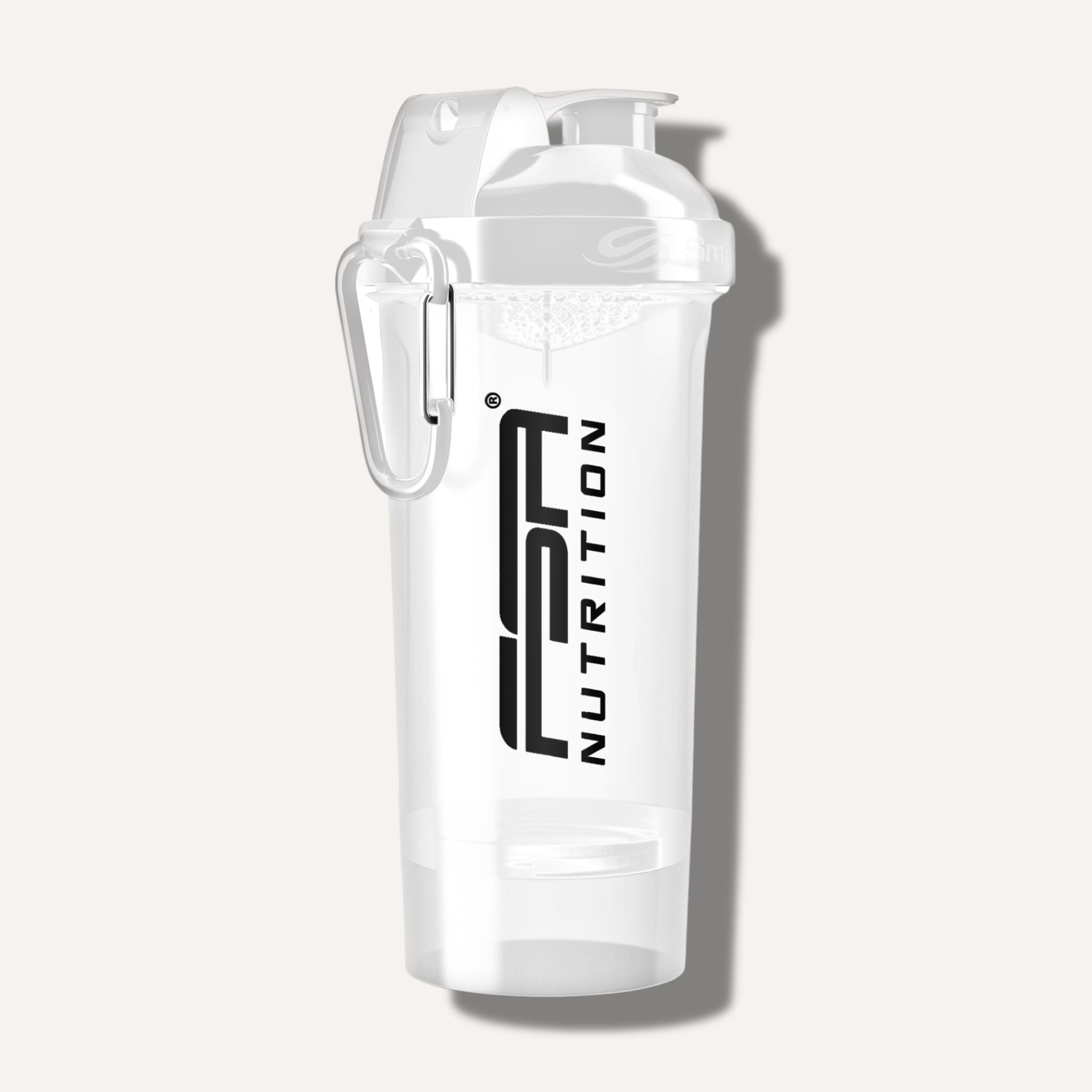 Protein Shaker mit Pulverfach