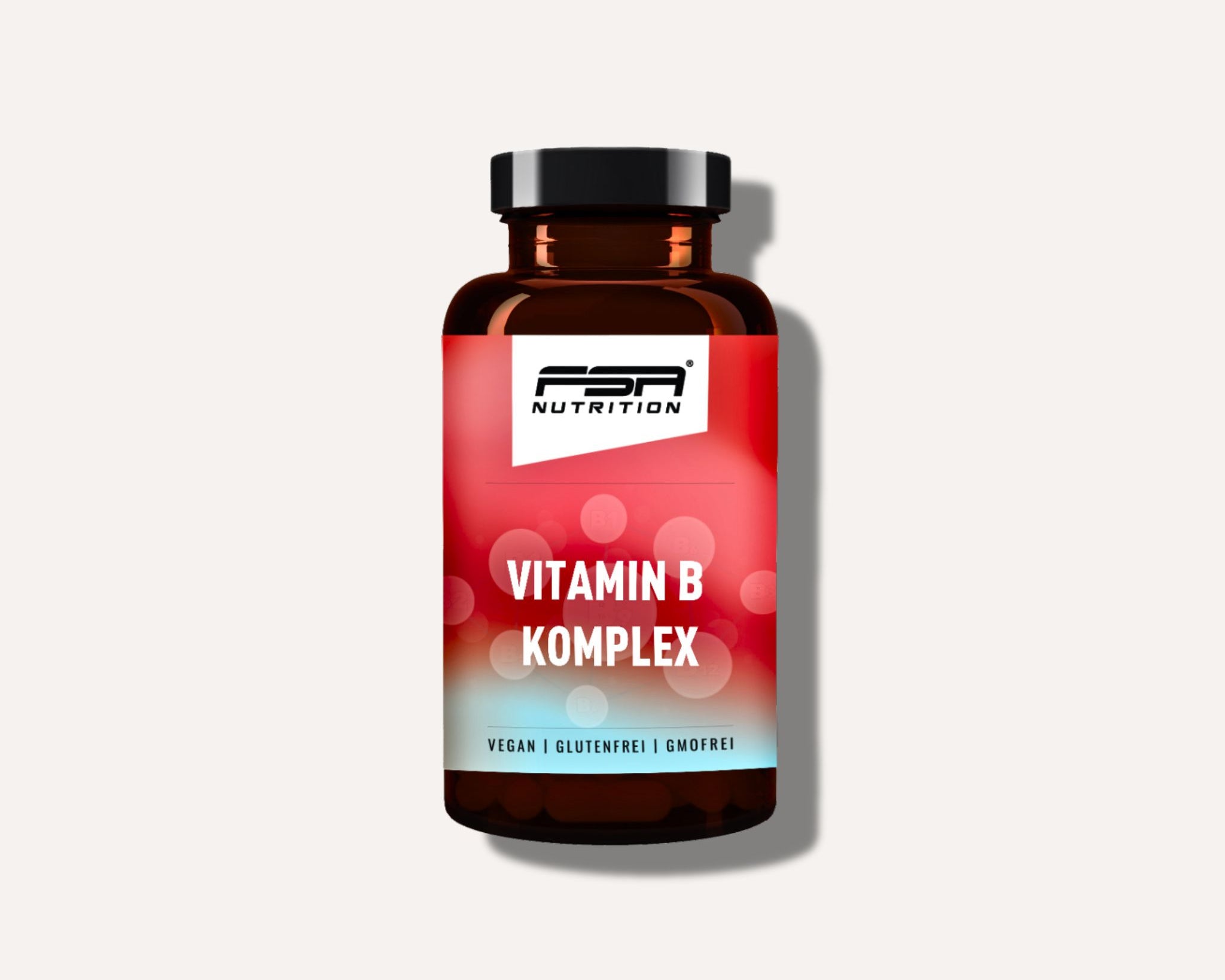 FSA NUTRITION Vitamin B Komplex mit 8 B-Vitaminen im optimalen Verhältnis. Enthält B1, B2, B3, B5, B6, B7, B9 und B12