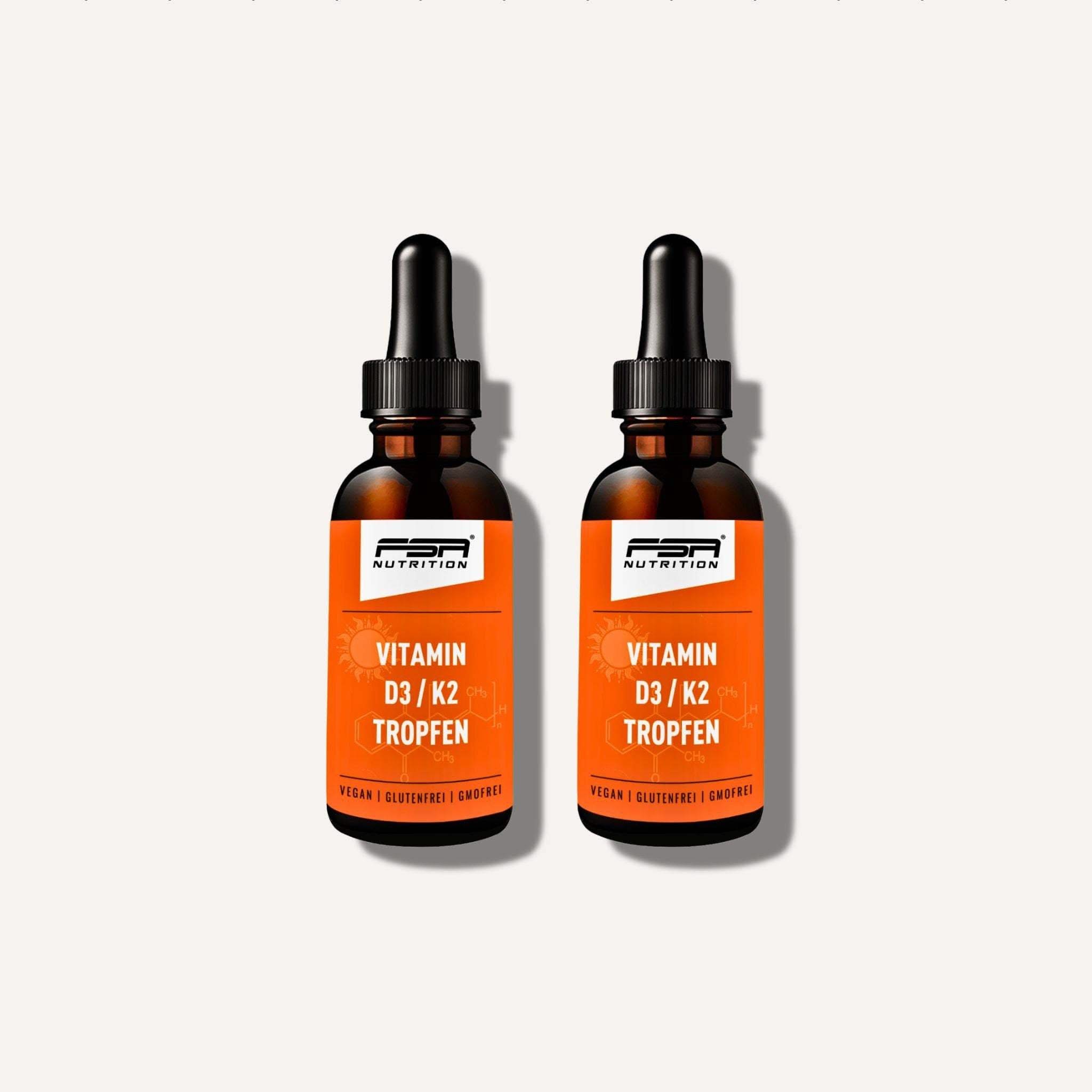 Vitamin D3 K2-MK7 Tropfen - 30ml - 2er Spar-Set