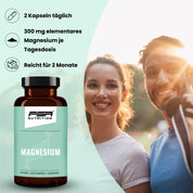 Magnesium Bisglycinat & Citrate im Glas - 120 Kapseln